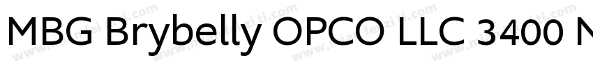 MBG Brybelly OPCO LLC 3400 N字体转换
